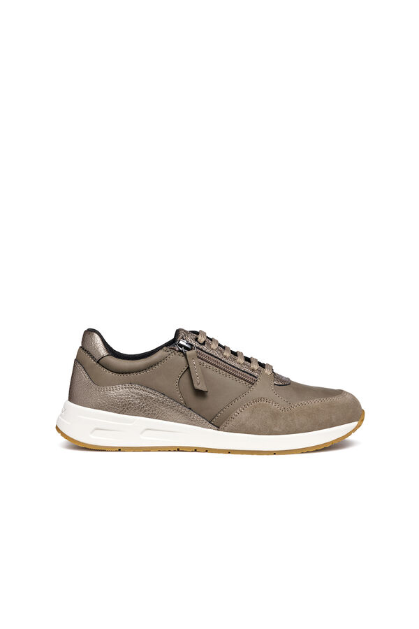 Cortefiel Women's low-cut sports shoes Beige