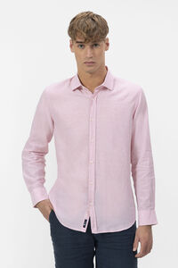 elPulpo Camisa de gola italiana com linho