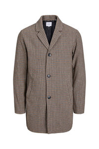 Cortefiel Lapel collar coat in wool blend  Beige