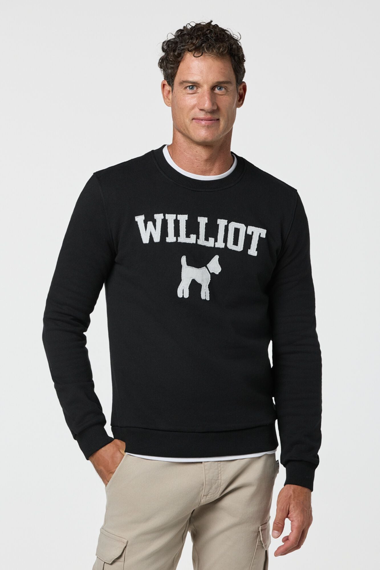 Williot Sweatshirt com remendo Williot