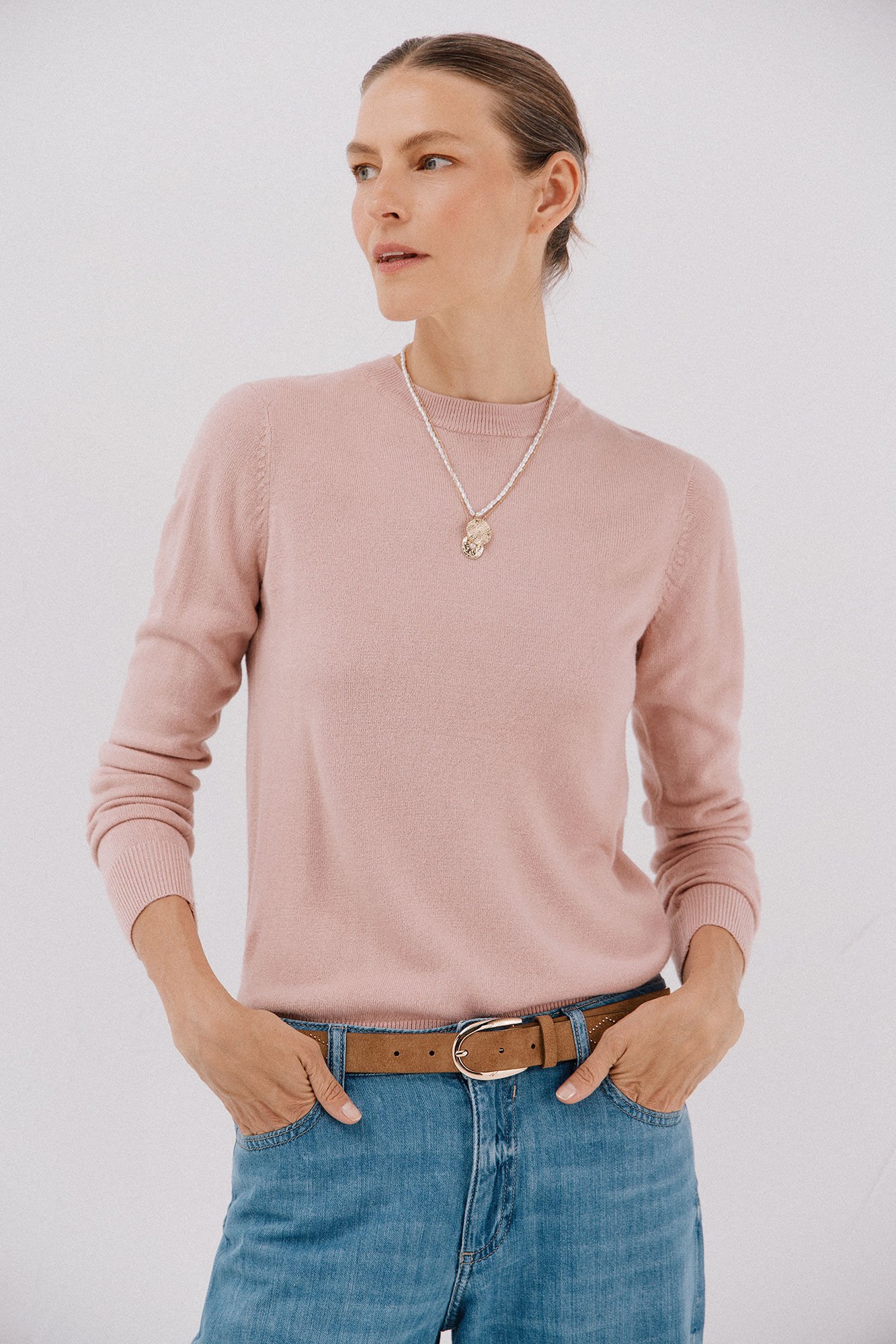 Cortefiel Basic boxy jersey