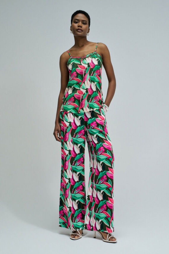 Top estampado floral