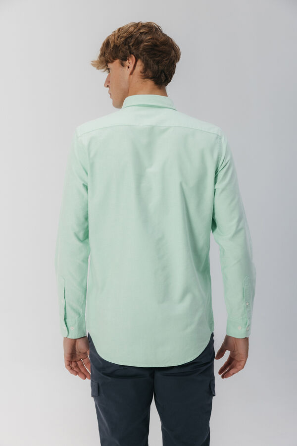 elPulpo Camisa Oxford Casual Verde