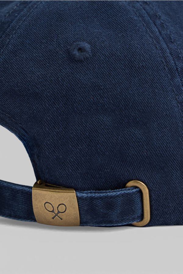 Silbon Bon&eacute; com raquete em relevo Azul