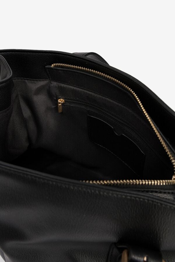 Vilanova Mala estruturada cl&aacute;ssica Preto