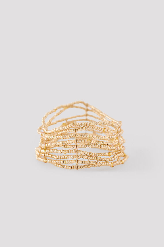 Pulsera filas abalorios