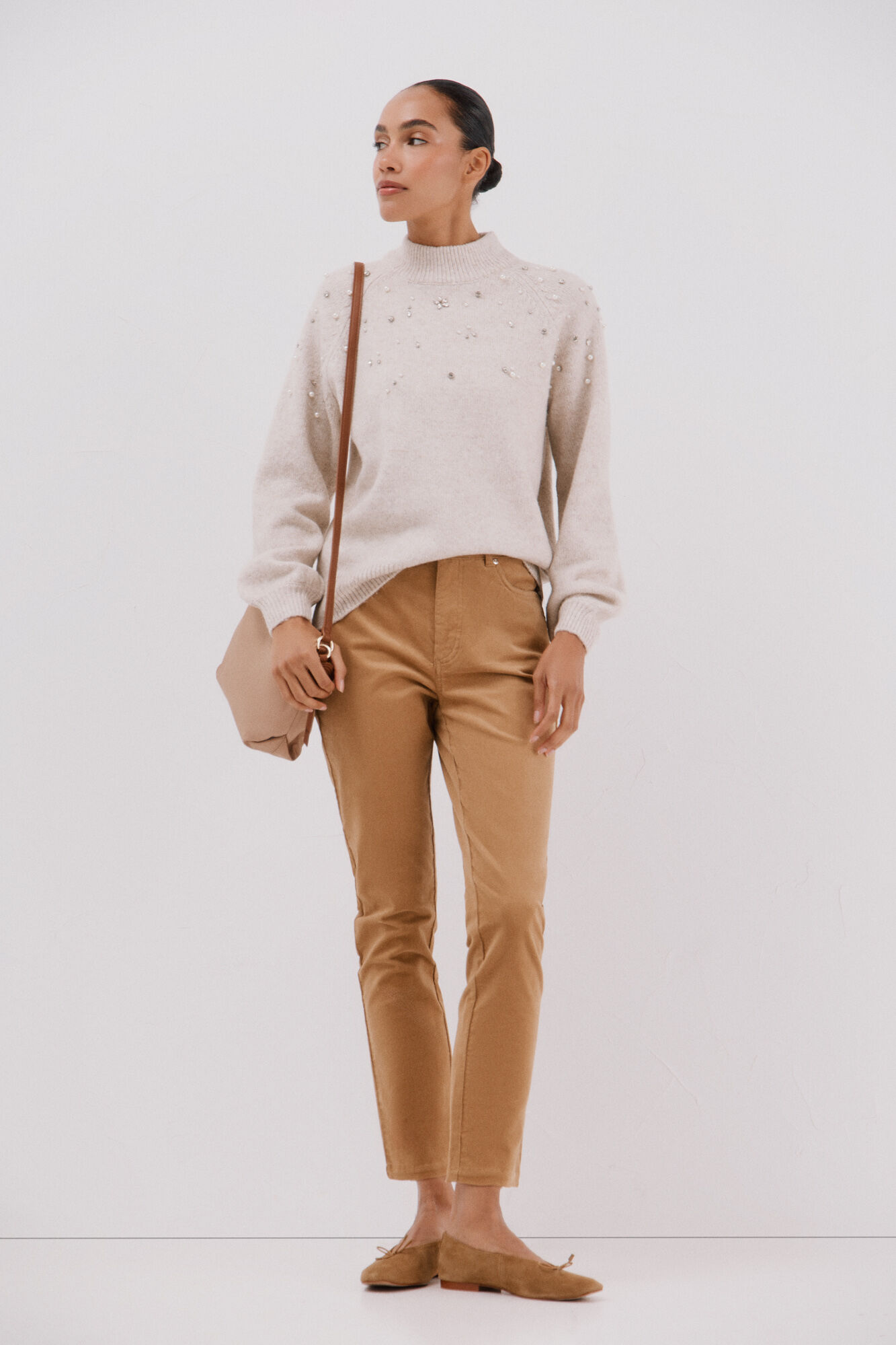 Cortefiel Nylon logo shoulder bag because