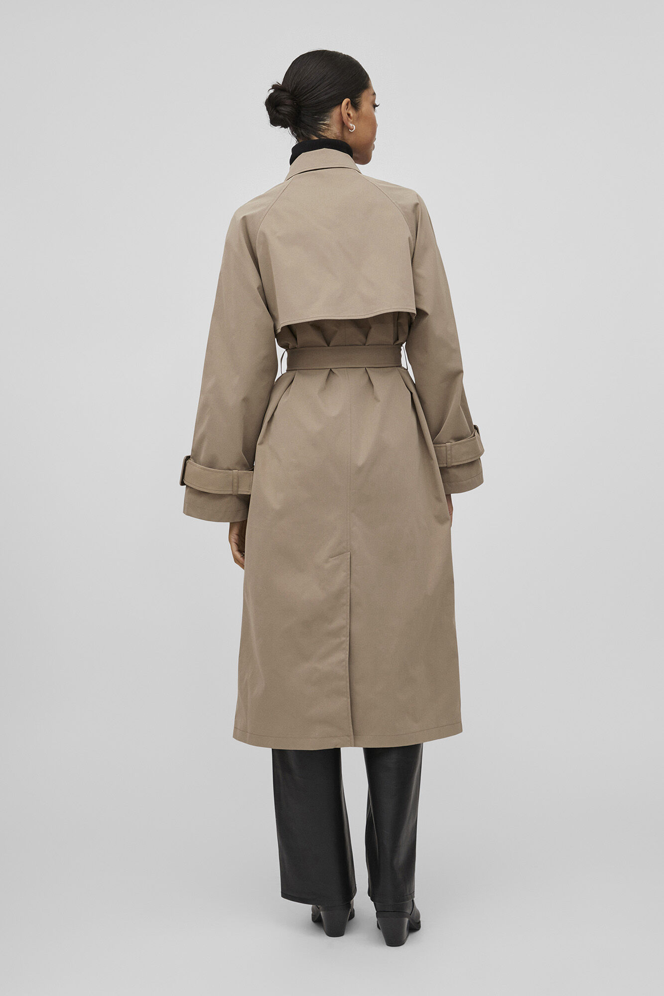 Vila vithree long trenchcoat cheap