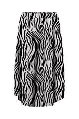 Vero Moda Curve Linen 7/8 plus size skirt Printed white
