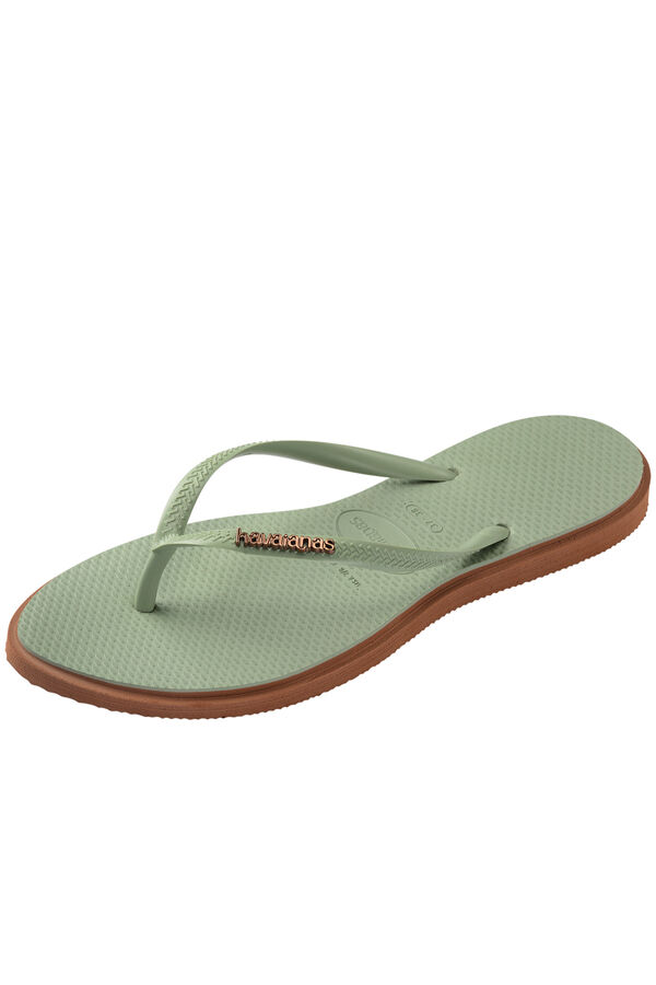 Havaianas Sand&aacute;lia Slim Point Verde