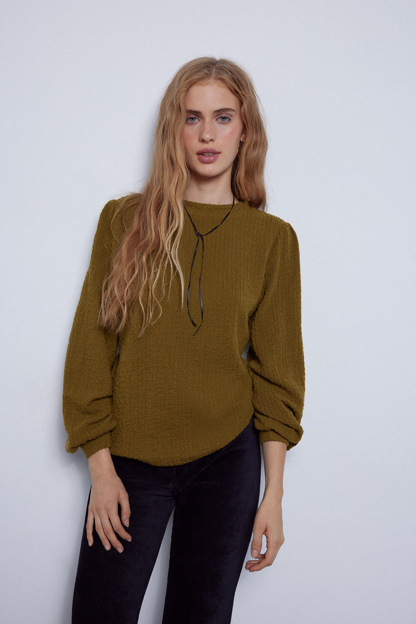 Textured jersey knit fabric on sale