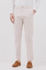 Cortefiel Tapered fit chinos Ivory