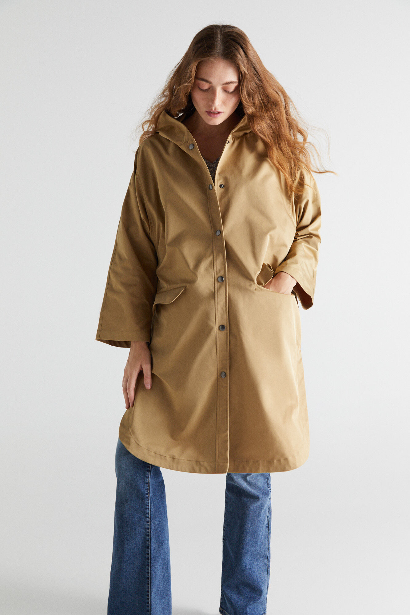 Parka cape top