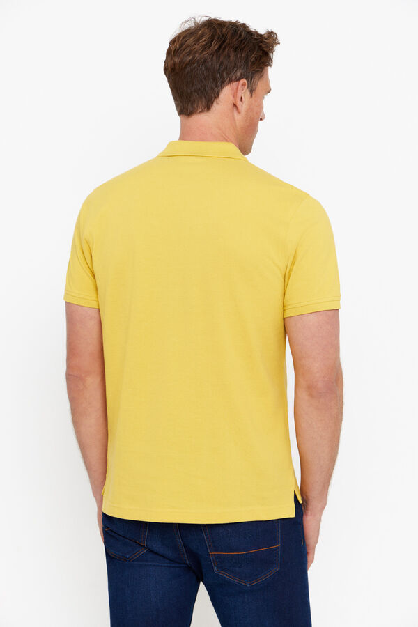 Cortefiel Essential polo shirt Yellow