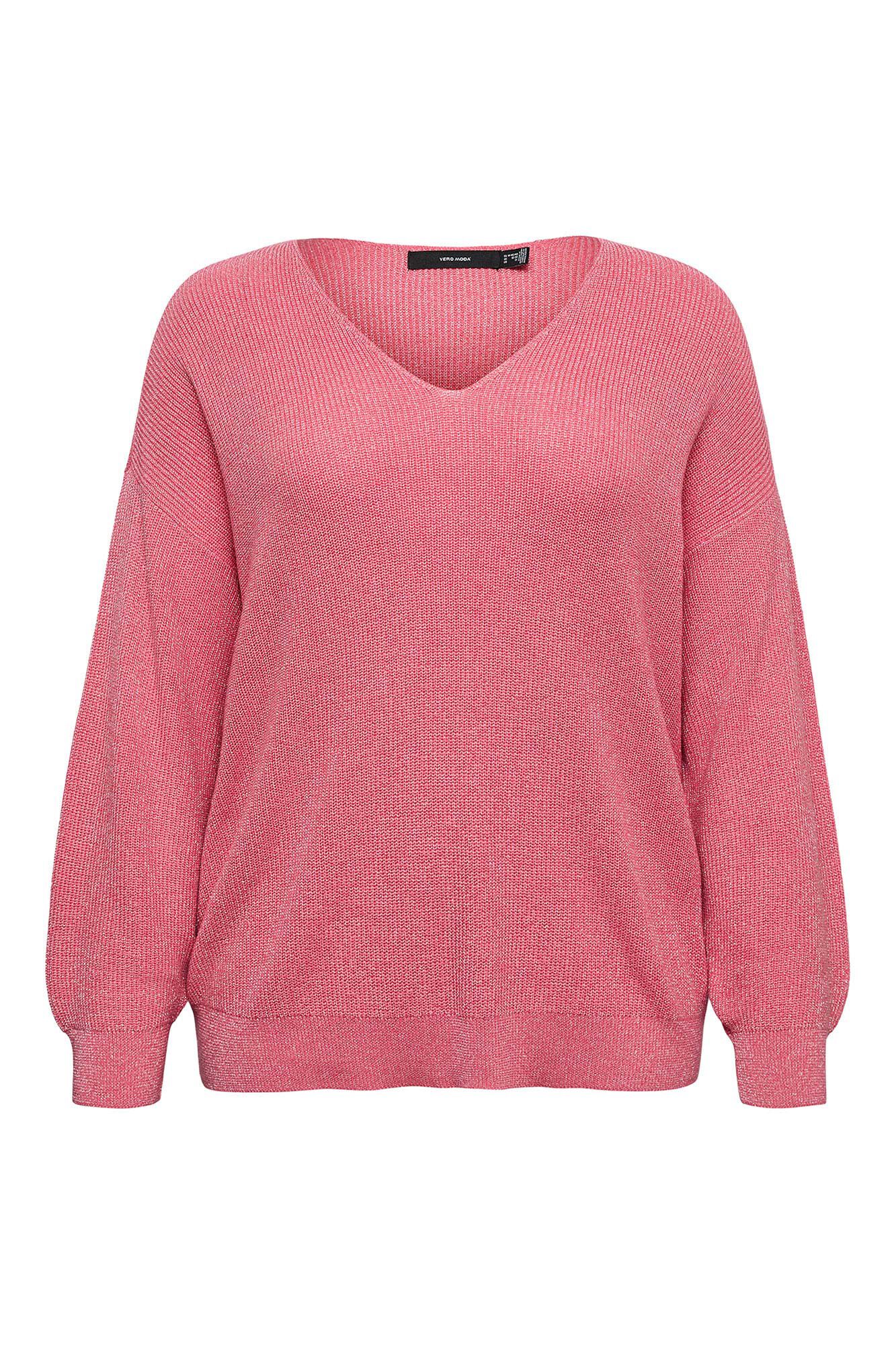 Vero Moda Curve Camisola tamanho grande em l&uacute;rex