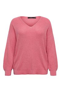 Vero Moda Curve Camisola tamanho grande em l&uacute;rex