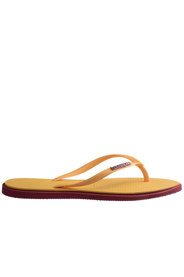 Havaianas Sand&aacute;lia Slim Point Amarelo