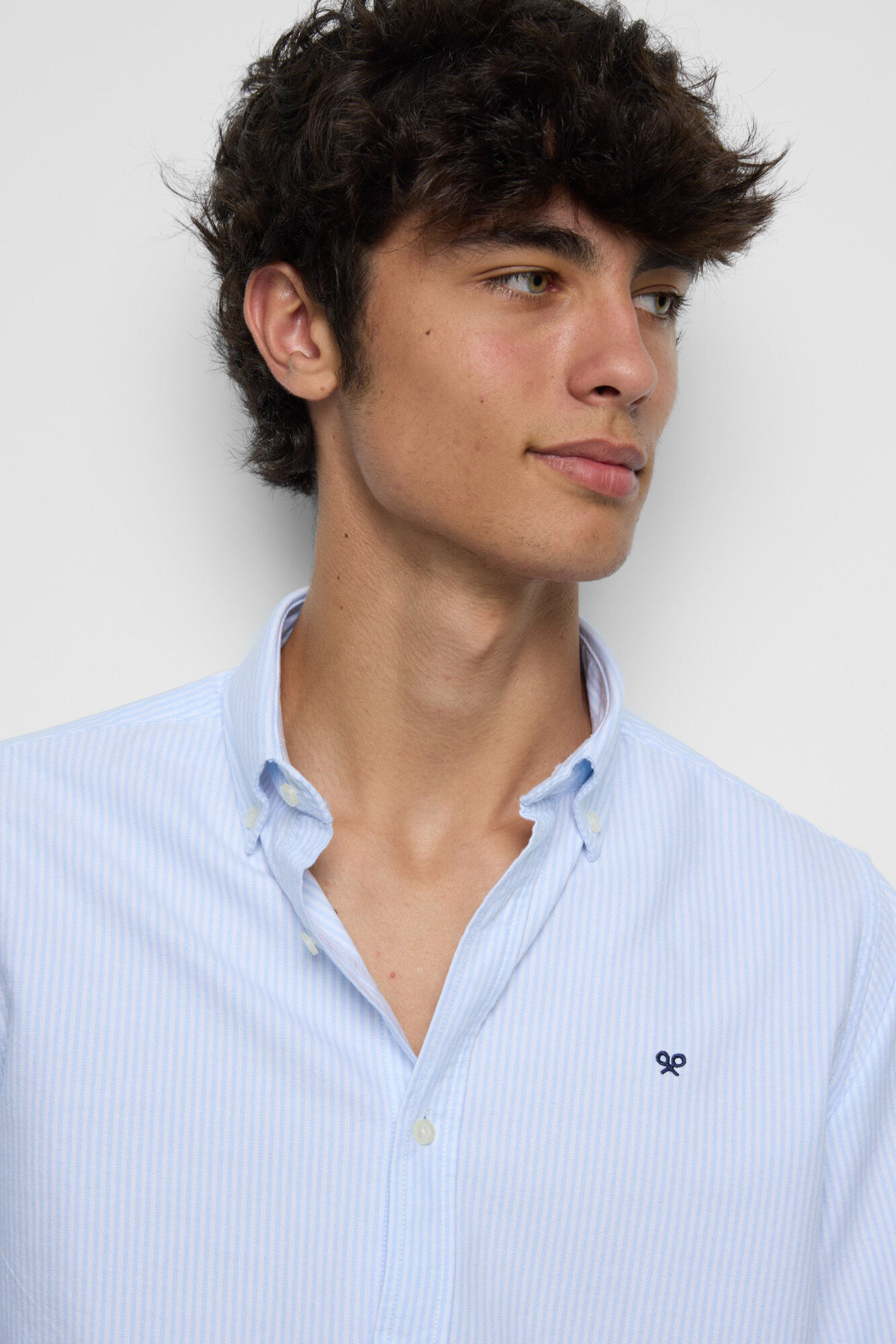 Silbon Camisa sport oxford regular fit riscas