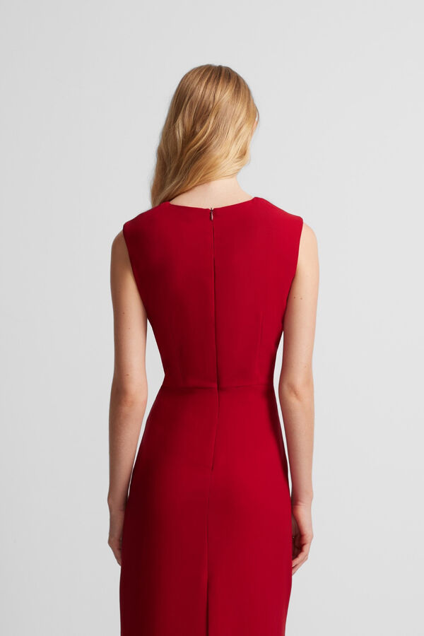 Silbon Vestido nudo Granate