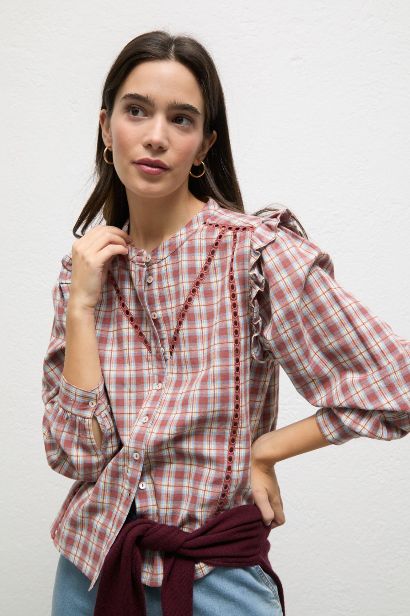 El Ganso Blusa Rosie Cuadros