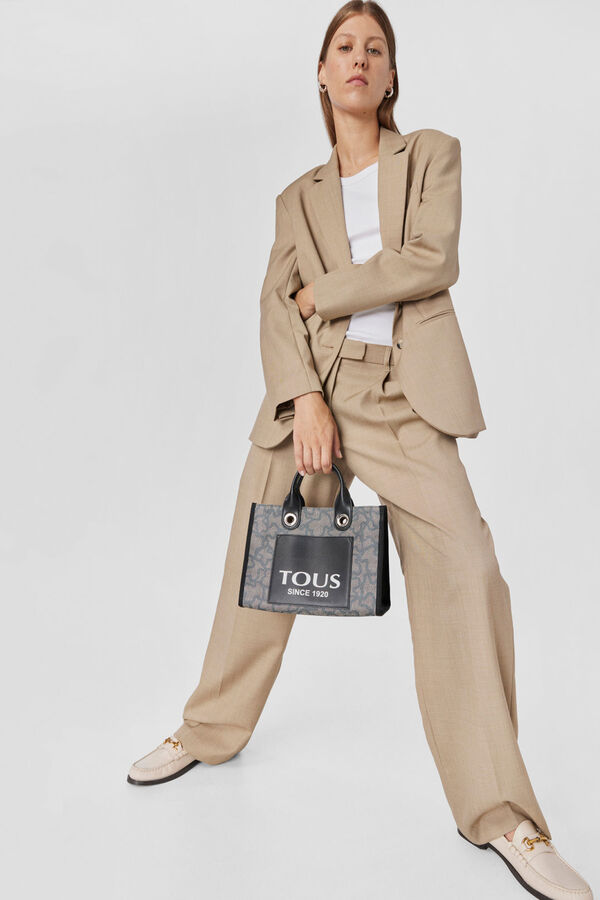 Tous Amaya Kaos Icon medium black shopper bag Black