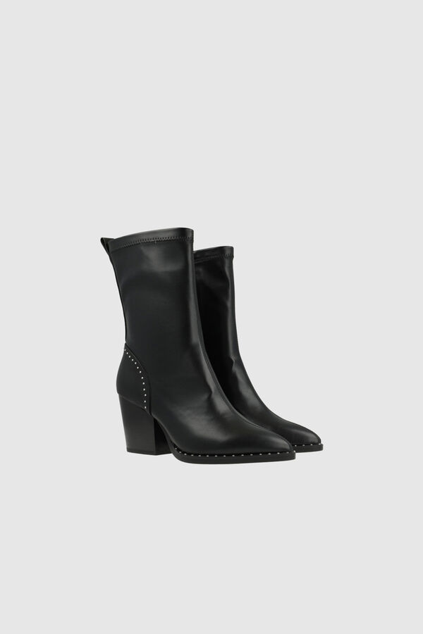 Lodi Botins de salto estilo cowboy Preto