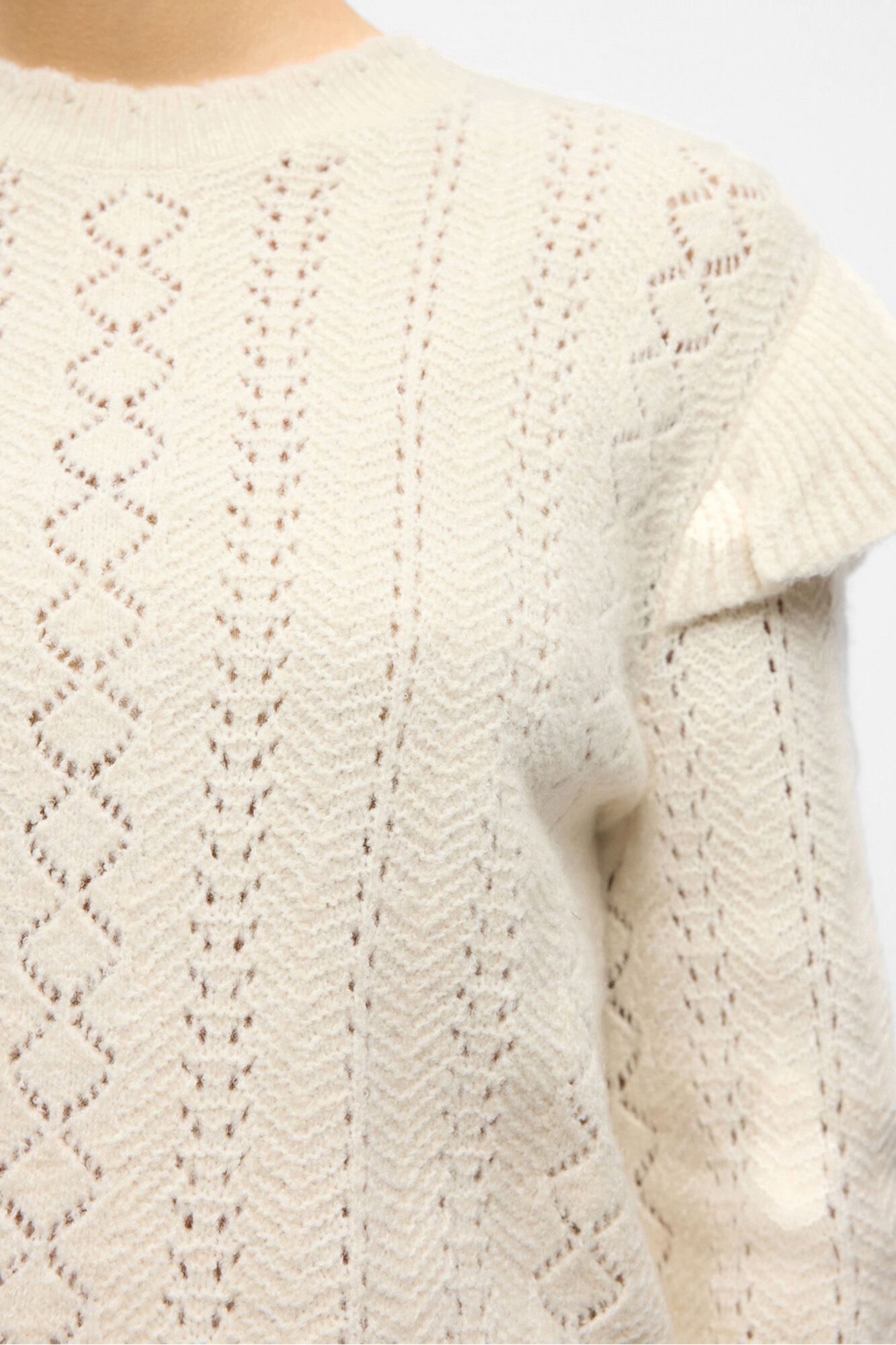 Object Jersey calado volantes