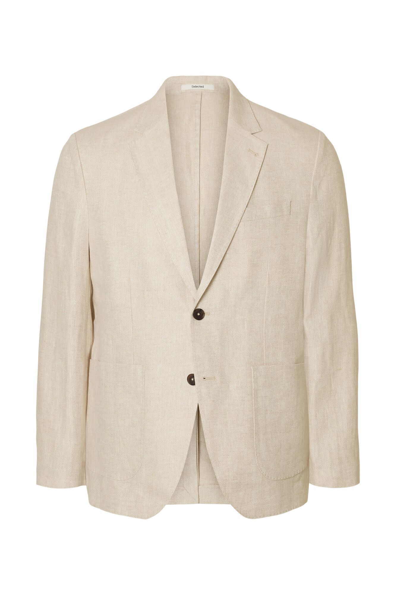 Selected Blazer de linho com lapela