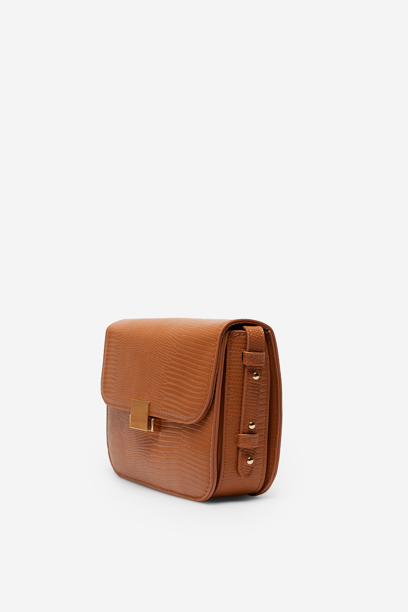 Mock croc cross body clearance bag