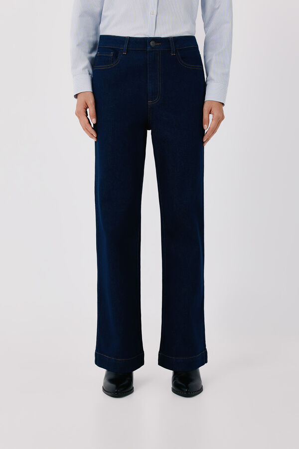 Cortefiel Bootcut jeans Blue