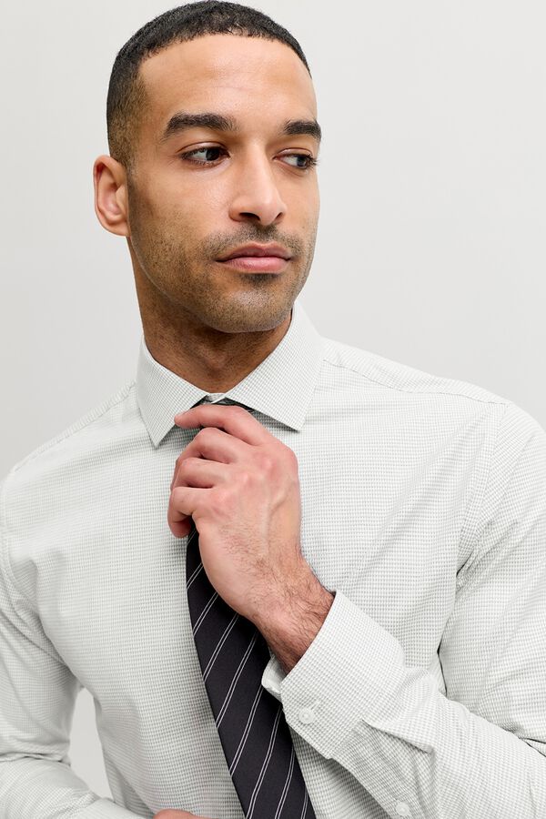 Jack & Jones Camisa dobby slim fit Verde