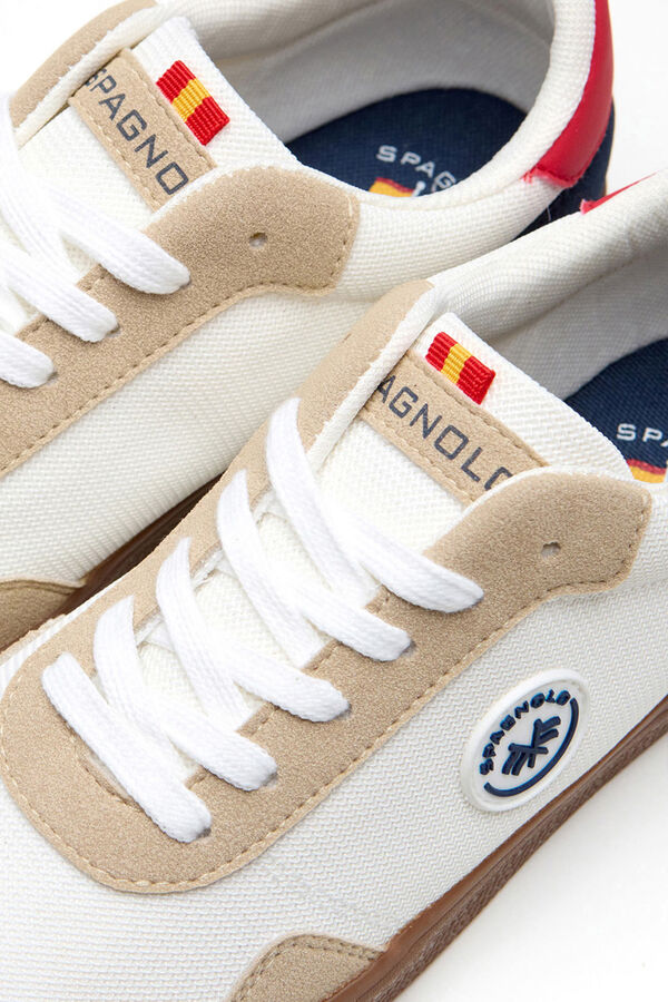 Spagnolo Sapatilhas casuais de lazer Branco