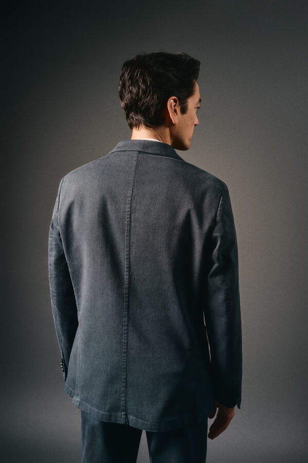 OOTO American cotton suit coordinated Navy