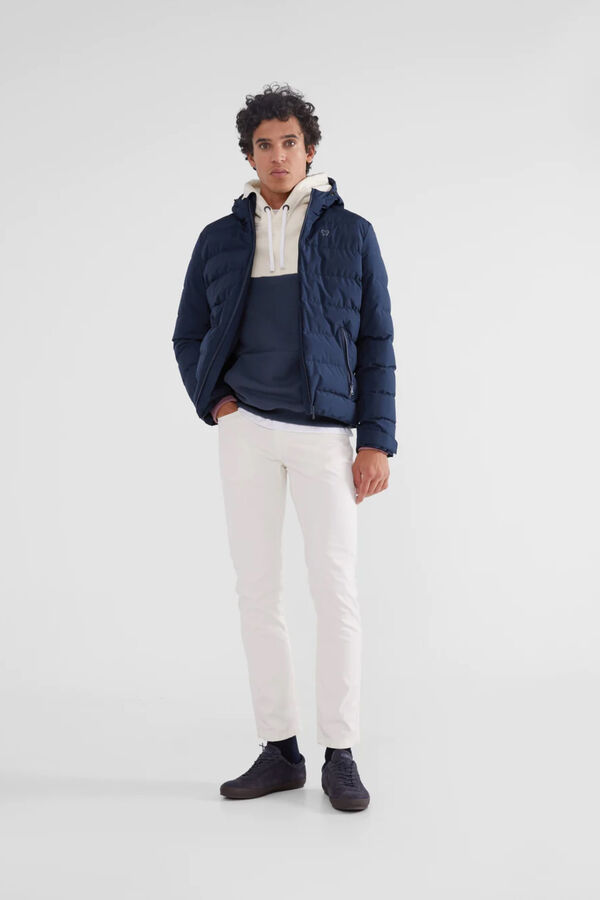 Silbon Abrigo tecnico capucha warm azul marino Azul marino