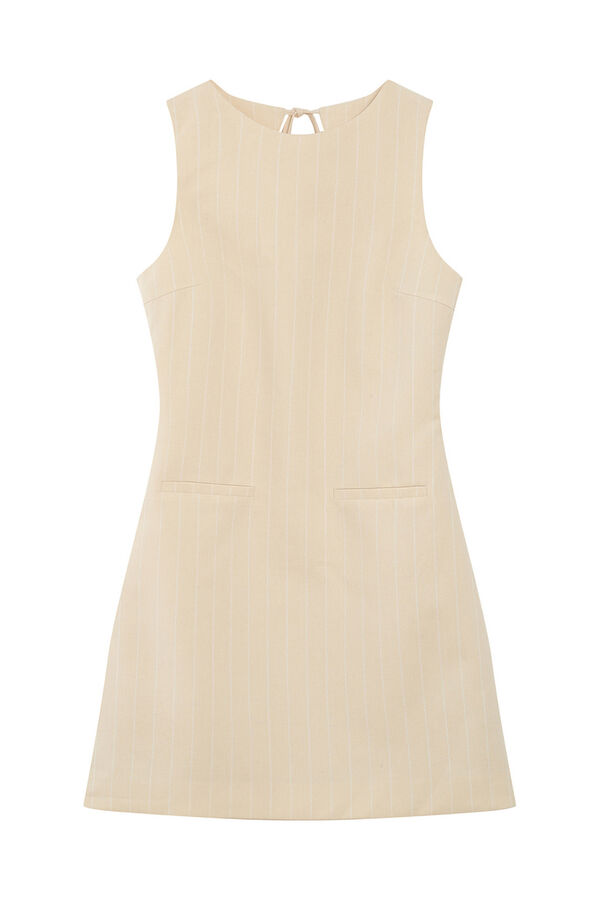 Grace & Mila Vestido curto &agrave;s riscas Vea Amarelo