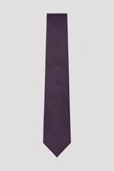 Cortefiel NATURAL silk tie Maroon
