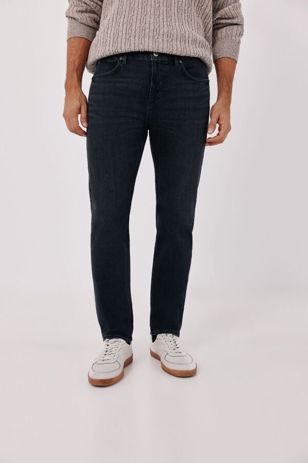 Cortefiel Slim fit jeans Dark grey