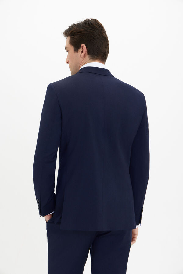 Cortefiel Plain coolmax® jacket Navy