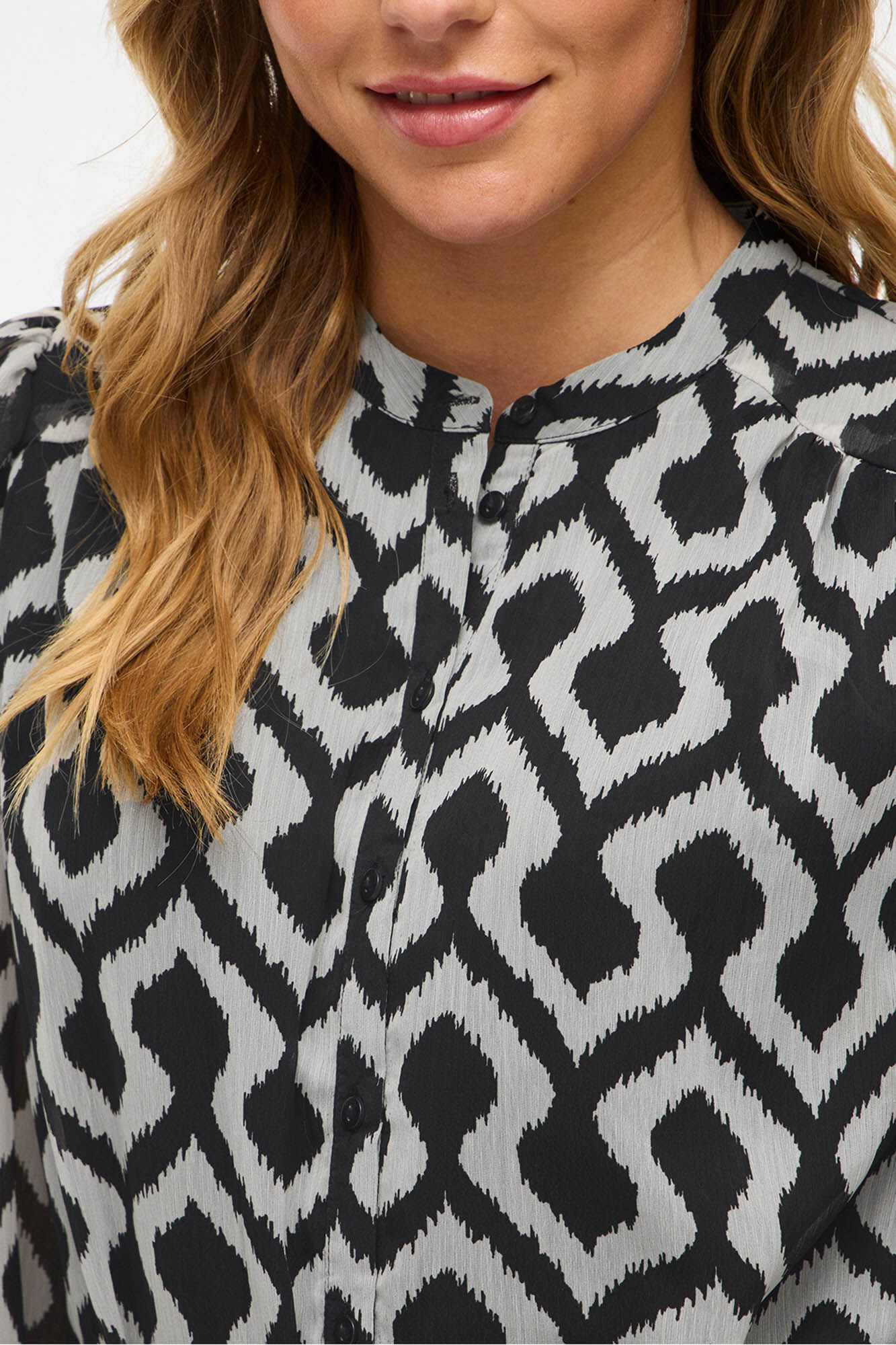 Vila Vestido curto de gaze