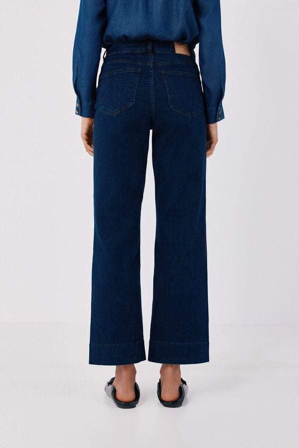 Cortefiel Jeans Botones Azul