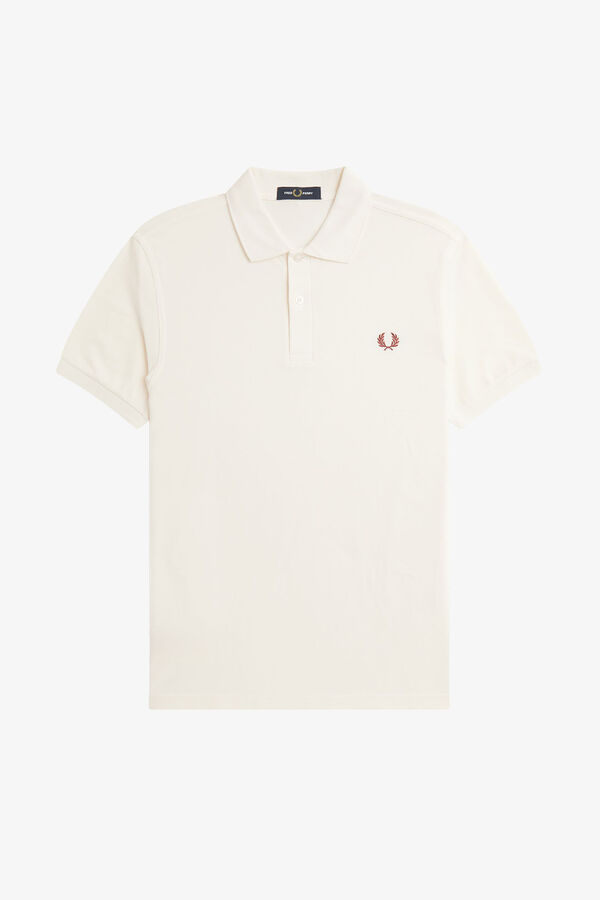 Fred Perry Polo de manga curta Ecru