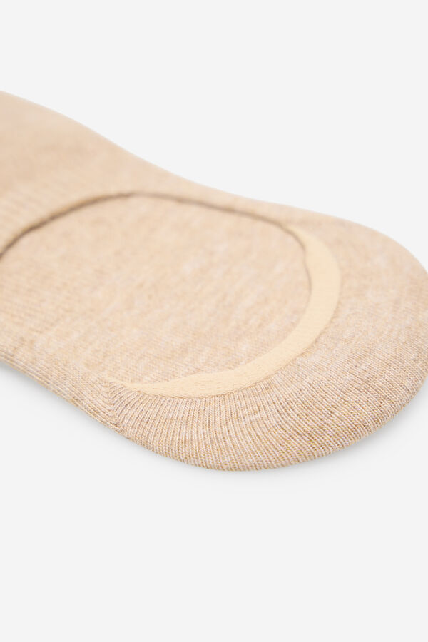 Cortefiel Calcetín invisible coolmax Beige