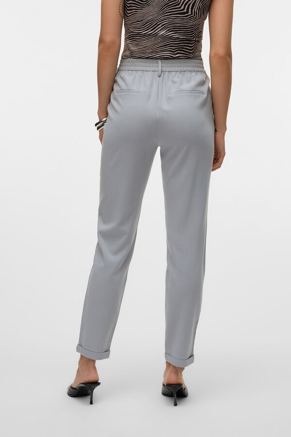 Vero Moda Calças compridas de vestir Cinzento