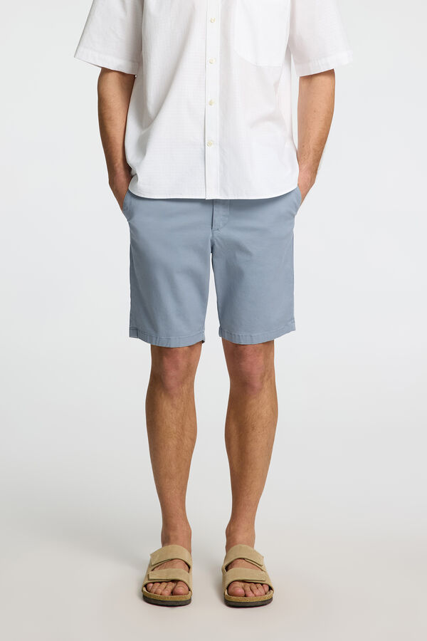 Selected Bermuda estilo chino Slim Fit Azul