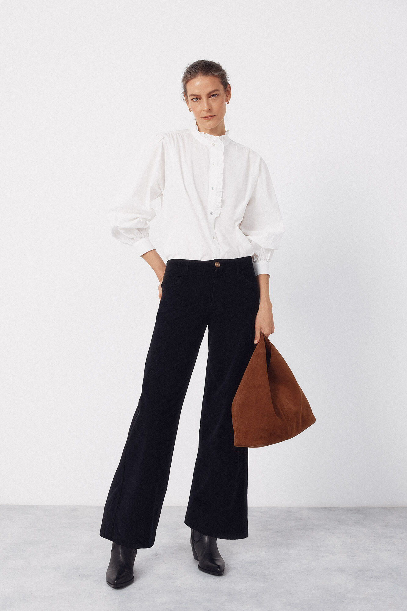 Cortefiel Pantalones Marine Velvet