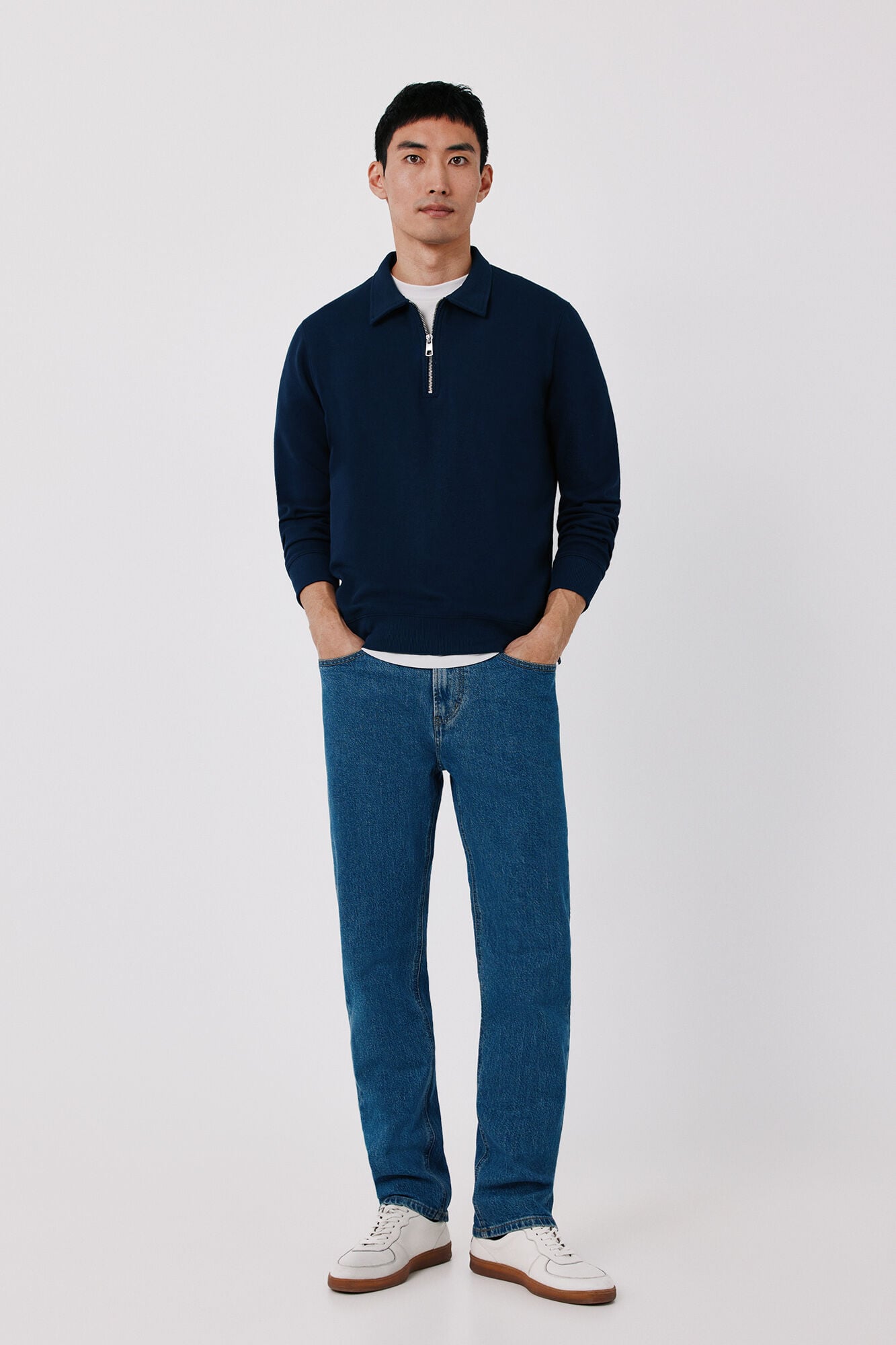 Cortefiel Zip neck sweatshirt