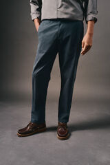 OOTO Pantalón chino slim Azul marino