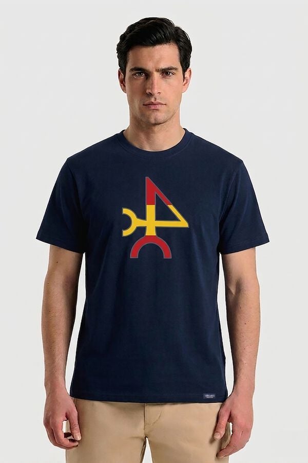 Valecuatro T-shirt logo Valecuatro Espanha Azul
