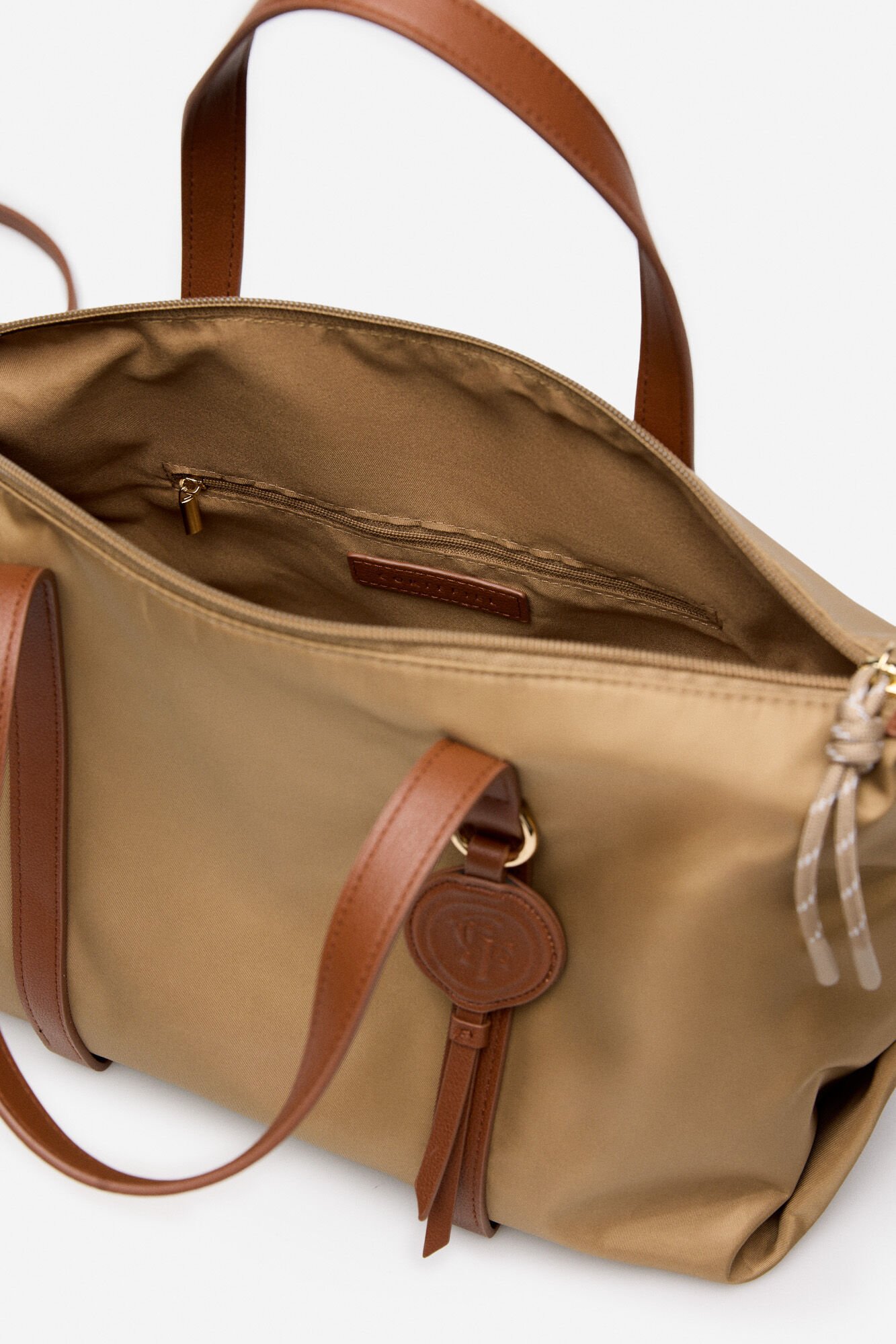 Cortefiel Nylon shopper bag