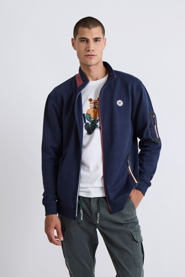 Williot Fecho-Éclair com sweatshirt Williot Sport Azul